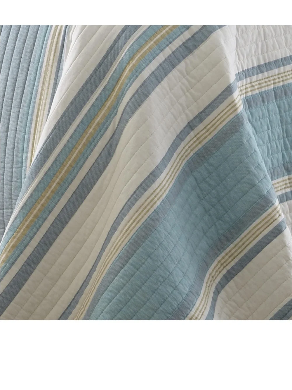 Levtex Home - Kailua Quilt Set - King Quilt + Two King Pillow Shams - Stripe